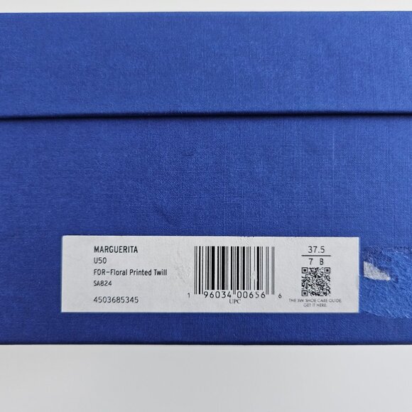 Stuart Weitzman Marguerita Floral Espadrille Wedge Sandals- Size 7 - Picture 16 of 16